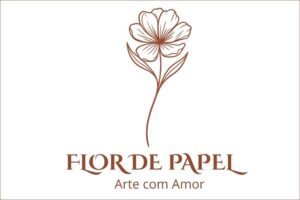 flor de papel marcador de livro